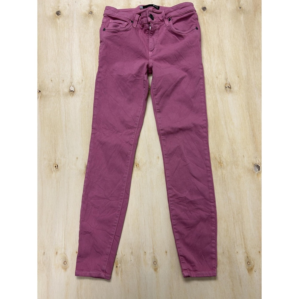 Kut From‎ The Kloth Jeans Womens 0 Pink Skinny Mid Rise Slim Denim